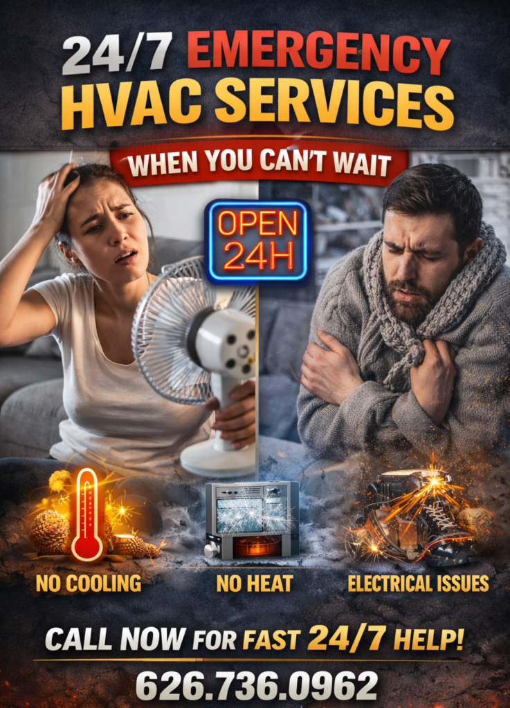 24/7 Emergency HVAC Services: When You Can’t Wait